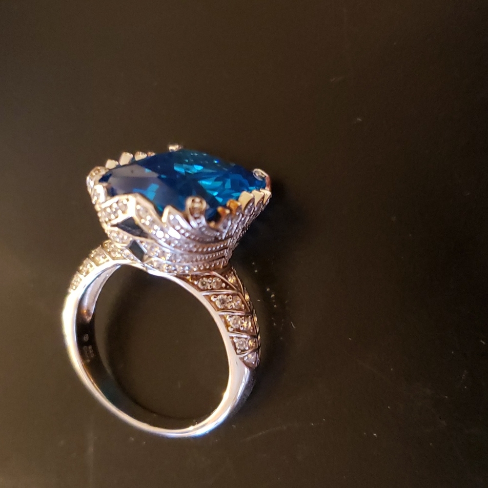 Sterling Silver 19 kt cubit zirconium total. - Picture 5 of 9